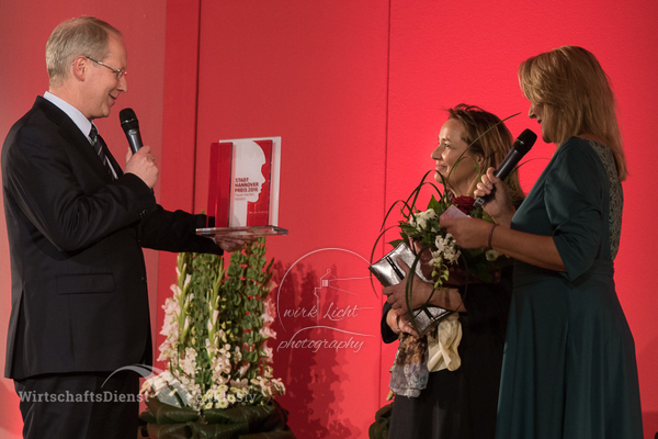 Preisverleihung "Stadt-Hannover-Preis" durch Oberbürgermeister Stefan Schostok